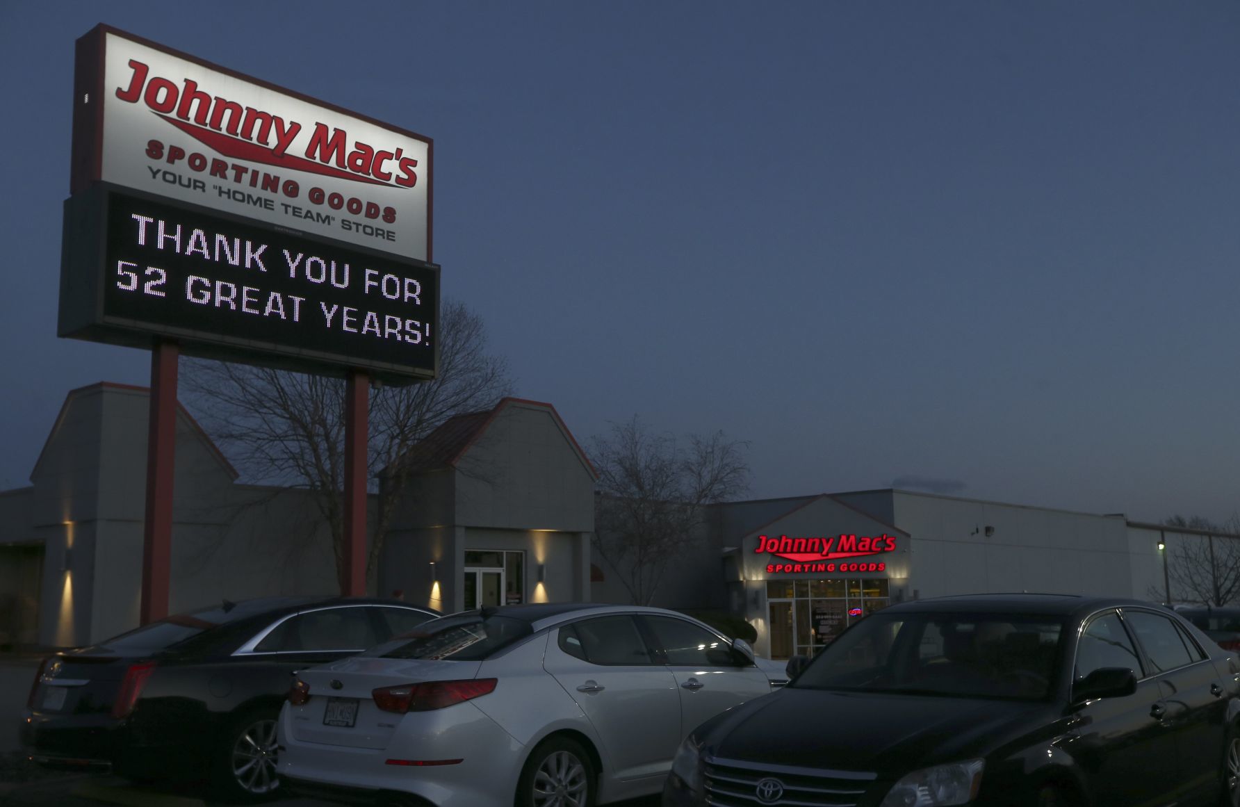 Johnny Mac's Sporting Goods closing